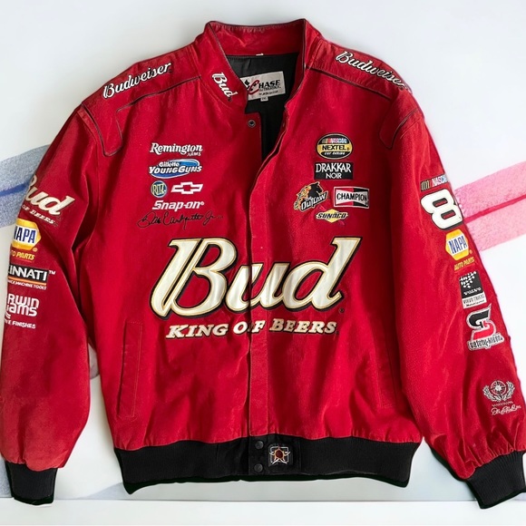 Chase Authentics Jackets & Coats Vintage Nascar Chase Authentics Dale Earnhardt Jr Bud King